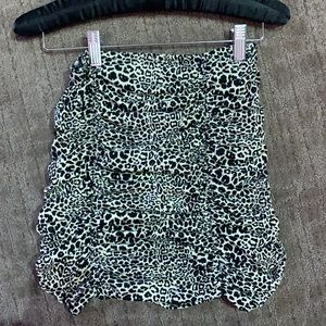 Leopard skirt